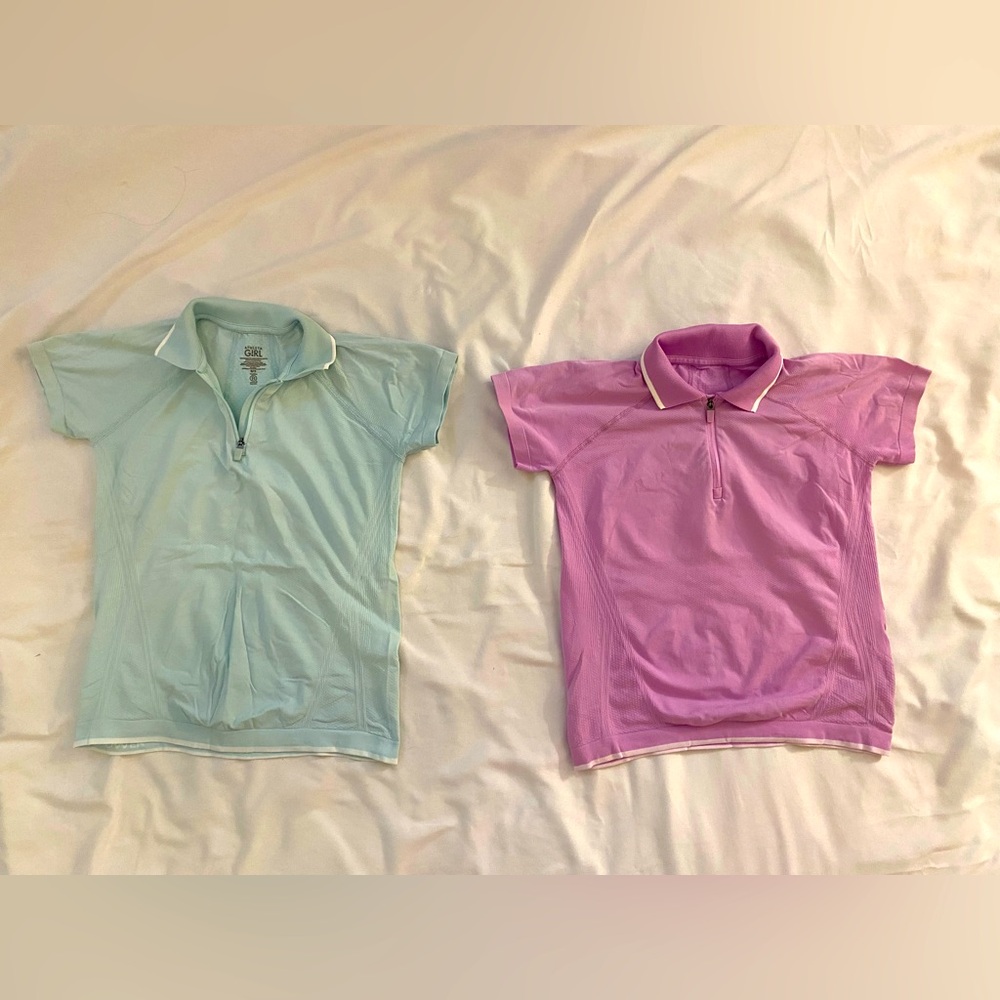 Athleta Girl size 6/7 polo shirt lot